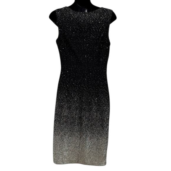 Frank Lyman Sparkle Ombre Bodycon Midi Dress - Picture 3 of 8
